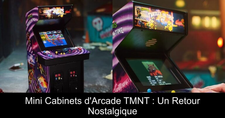 Mini Cabinets d'Arcade TMNT : Un Retour Nostalgique