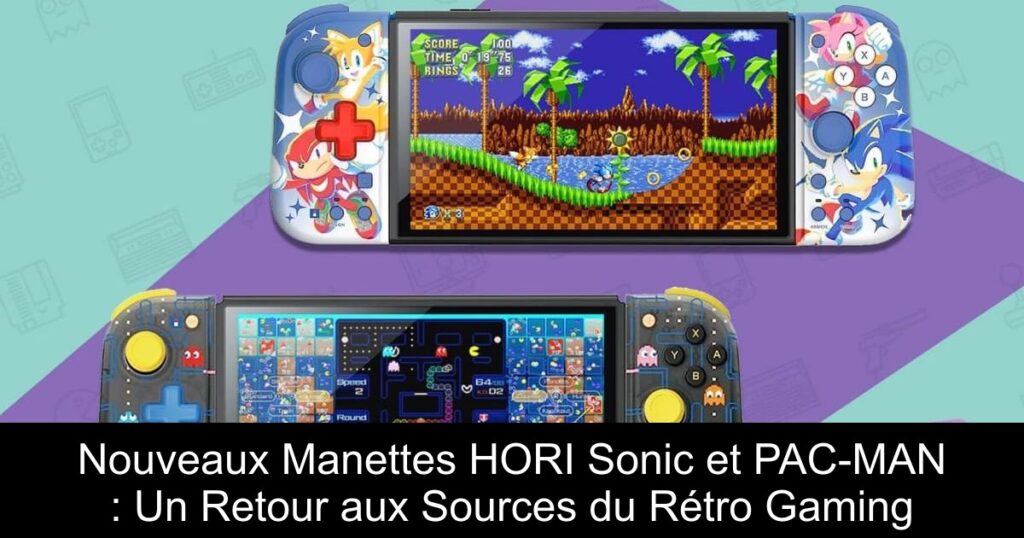 Nouveaux Manettes HORI Sonic et PAC-MAN : Un Retour aux Sources du Rétro Gaming
