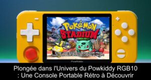 Plongée dans l'Univers du Powkiddy RGB10 : Une Console Portable Rétro à Découvrir