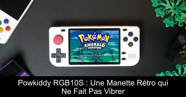 Powkiddy RGB10S : Une Manette Rétro qui Ne Fait Pas Vibrer