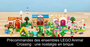 Précommandes des ensembles LEGO Animal Crossing : une nostalgie en brique