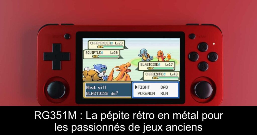 RG351M : La pépite rétro en métal pour les passionnés de jeux anciens