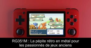 RG351M : La pépite rétro en métal pour les passionnés de jeux anciens
