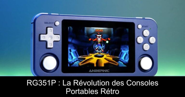 RG351P : La Révolution des Consoles Portables Rétro