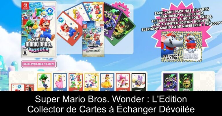 Super Mario Bros. Wonder : L'Edition Collector de Cartes à Échanger Dévoilée