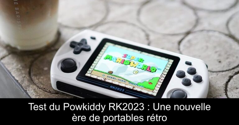 Test du Powkiddy RK2023 : Une nouvelle ère de portables rétro
