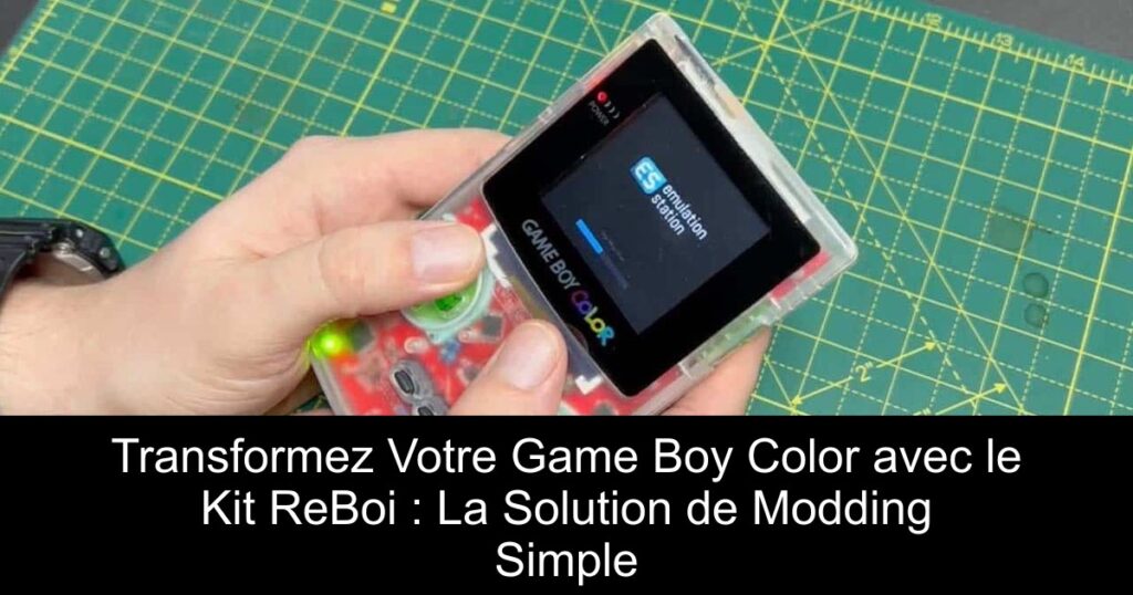 Transformez Votre Game Boy Color avec le Kit ReBoi : La Solution de Modding Simple