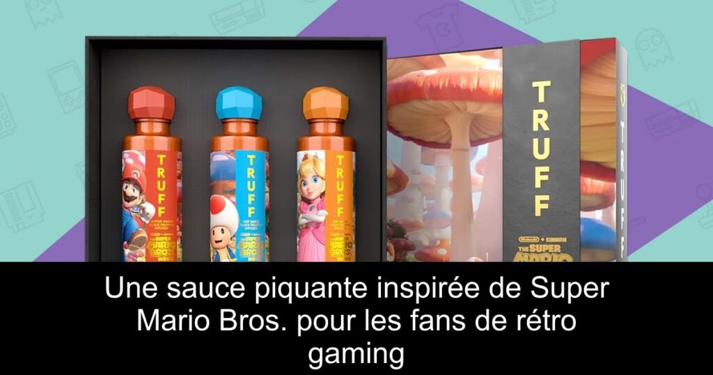 Une sauce piquante inspirée de Super Mario Bros. pour les fans de rétro gaming