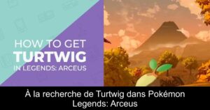 À la recherche de Turtwig dans Pokémon Legends: Arceus