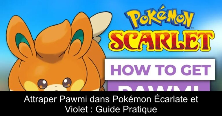 Attraper Pawmi dans Pokémon Écarlate et Violet : Guide Pratique