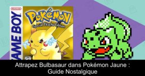 Attrapez Bulbasaur dans Pokémon Jaune : Guide Nostalgique