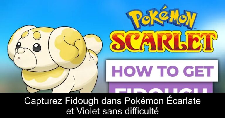 Capturez Fidough dans Pokémon Écarlate et Violet sans difficulté