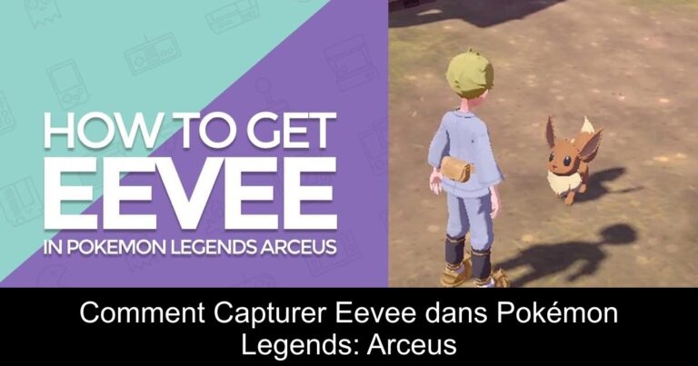 Comment Capturer Eevee dans Pokémon Legends: Arceus