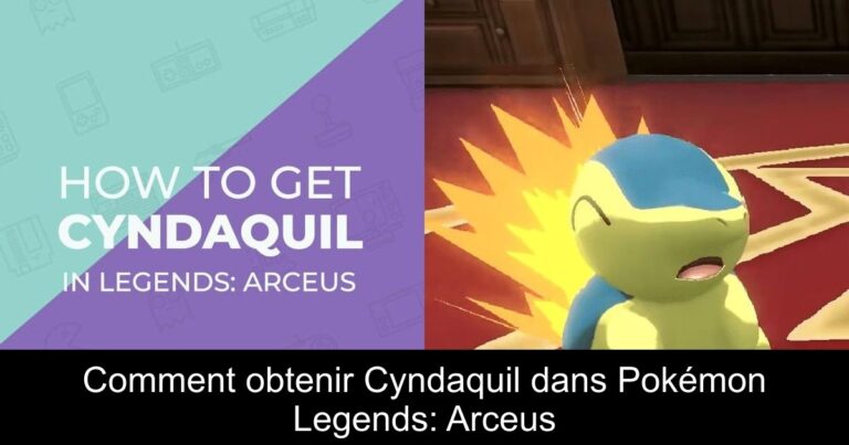 Comment obtenir Cyndaquil dans Pokémon Legends: Arceus
