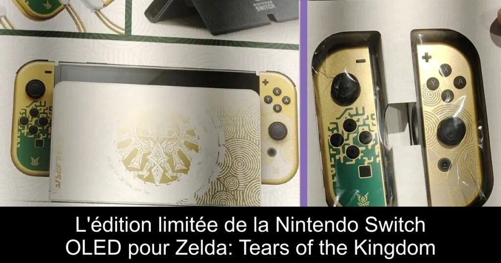 L&rsquo;édition limitée de la Nintendo Switch OLED pour Zelda: Tears of the Kingdom