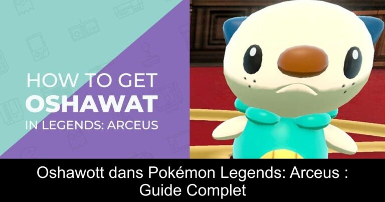 Oshawott dans Pokémon Legends: Arceus : Guide Complet