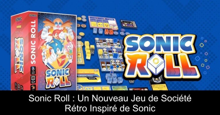 Sonic Roll : Un Nouveau Jeu de Société Rétro Inspiré de Sonic