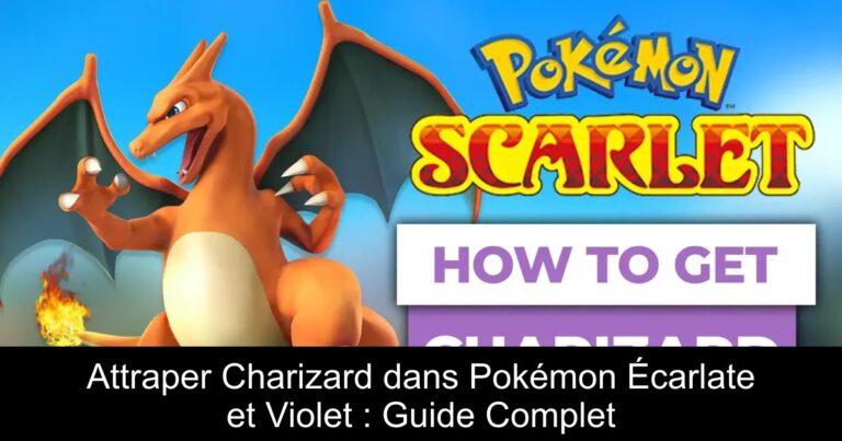 Attraper Charizard dans Pokémon Écarlate et Violet : Guide Complet