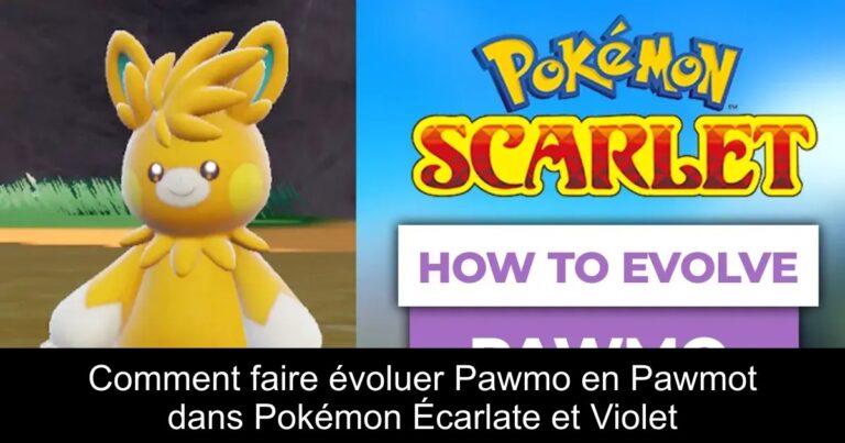 Comment faire évoluer Pawmo en Pawmot dans Pokémon Écarlate et Violet