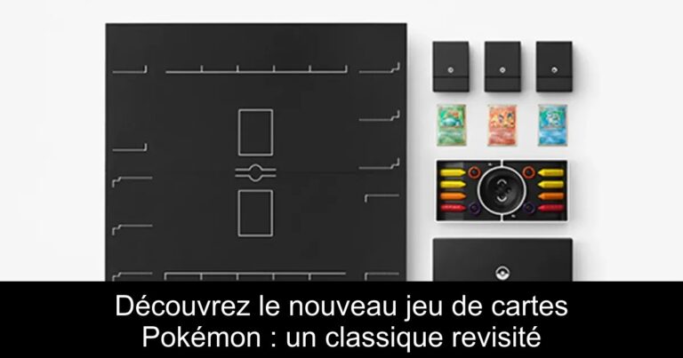 Découvrez le nouveau jeu de cartes Pokémon : un classique revisité