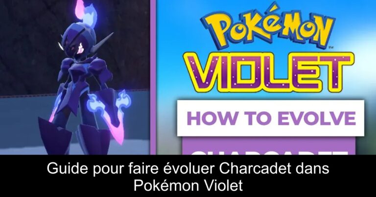 Guide pour faire évoluer Charcadet dans Pokémon Violet
