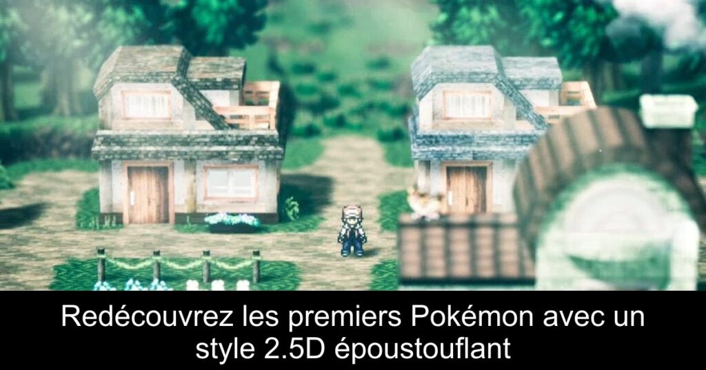 Redécouvrez les premiers Pokémon avec un style 2.5D époustouflant