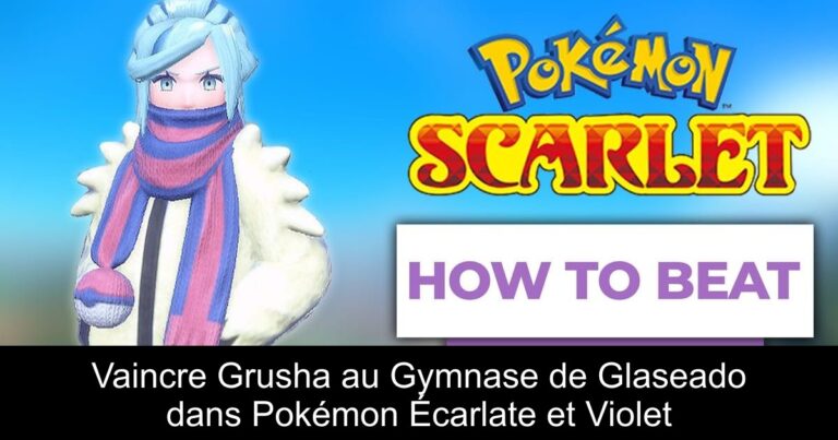 Vaincre Grusha au Gymnase de Glaseado dans Pokémon Écarlate et Violet