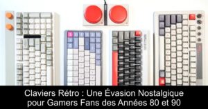 Claviers Rétro : Une Évasion Nostalgique pour Gamers Fans des Années 80 et 90