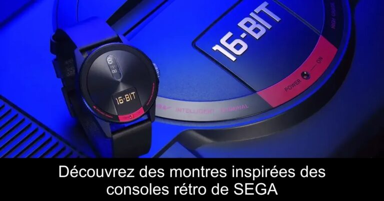 Découvrez des montres inspirées des consoles rétro de SEGA