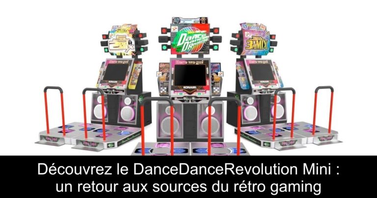 Découvrez le DanceDanceRevolution Mini : un retour aux sources du rétro gaming