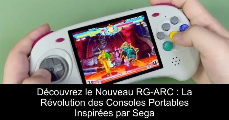 Découvrez le Nouveau RG-ARC : La Révolution des Consoles Portables Inspirées par Sega
