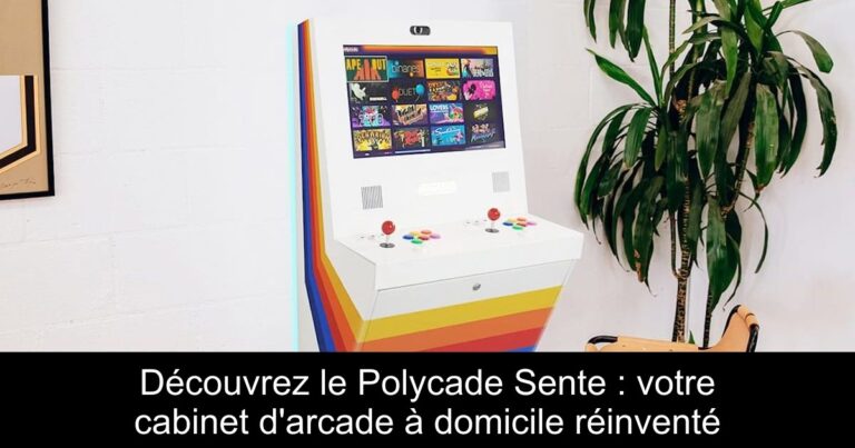 Découvrez le Polycade Sente : votre cabinet d'arcade à domicile réinventé