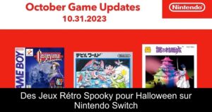 Des Jeux Rétro Spooky pour Halloween sur Nintendo Switch