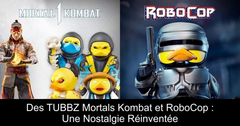 Des TUBBZ Mortals Kombat et RoboCop : Une Nostalgie Réinventée
