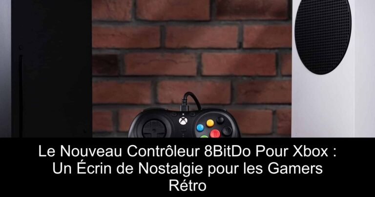 Le Nouveau Contrôleur 8BitDo Pour Xbox : Un Écrin de Nostalgie pour les Gamers Rétro