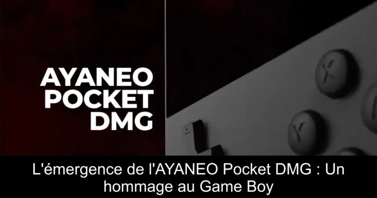 L'émergence de l'AYANEO Pocket DMG : Un hommage au Game Boy