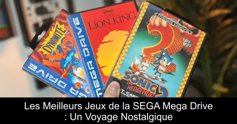 Les Meilleurs Jeux de la SEGA Mega Drive : Un Voyage Nostalgique