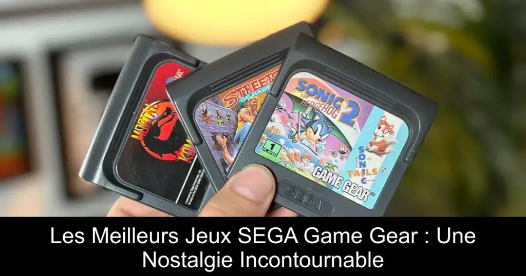 Les Meilleurs Jeux SEGA Game Gear : Une Nostalgie Incontournable