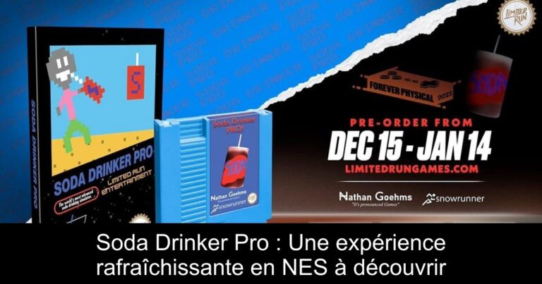 Soda Drinker Pro : Une expérience rafraîchissante en NES à découvrir
