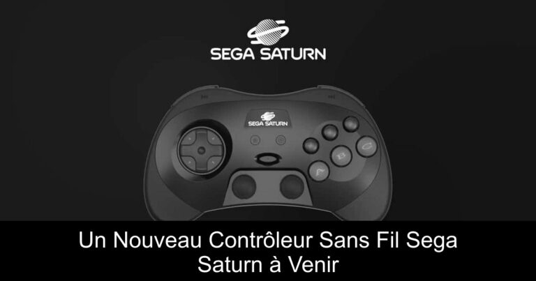 Un Nouveau Contrôleur Sans Fil Sega Saturn à Venir