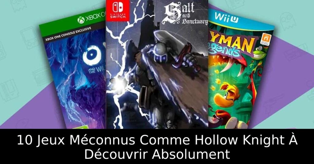 10 Jeux Méconnus Comme Hollow Knight À Découvrir Absolument