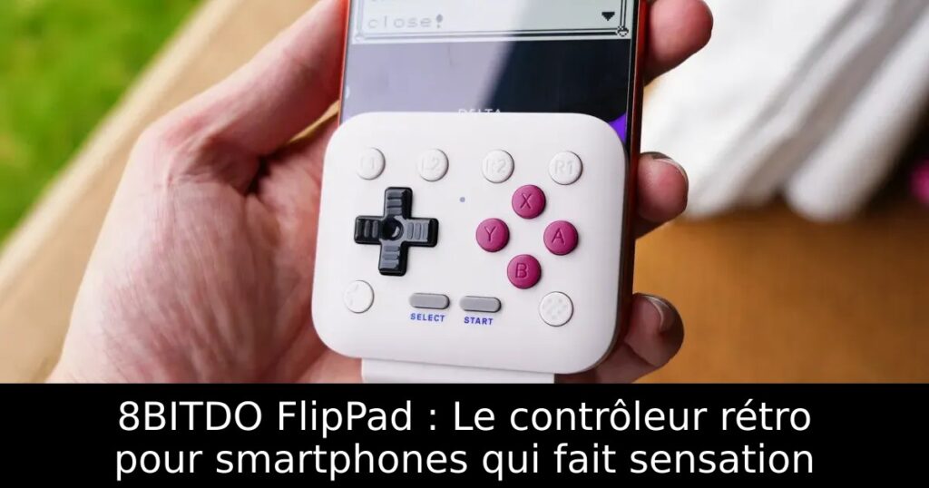 8BITDO FlipPad : Le contrôleur rétro pour smartphones qui fait sensation