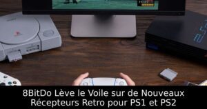 8BitDo Lève le Voile sur de Nouveaux Récepteurs Retro pour PS1 et PS2