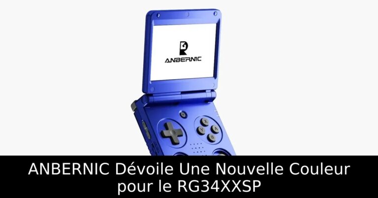 ANBERNIC Dévoile Une Nouvelle Couleur pour le RG34XXSP