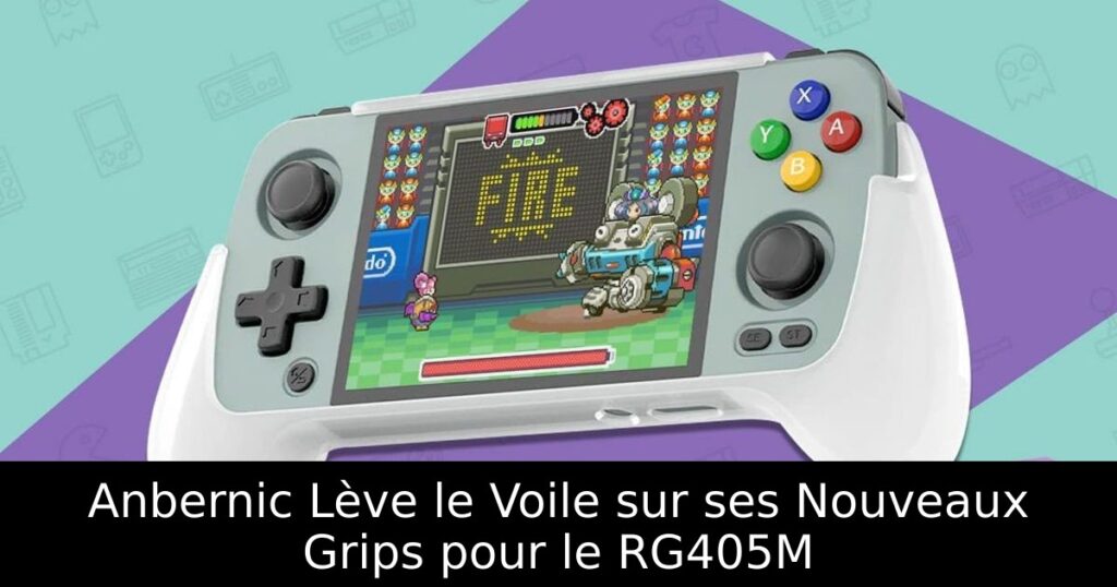 Anbernic Lève le Voile sur ses Nouveaux Grips pour le RG405M