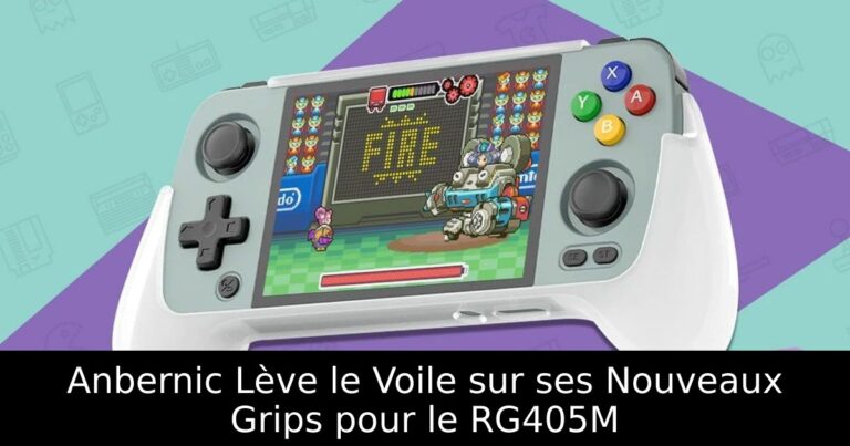 Anbernic Lève le Voile sur ses Nouveaux Grips pour le RG405M