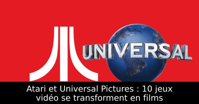 Atari et Universal Pictures : 10 jeux vidéo se transforment en films
