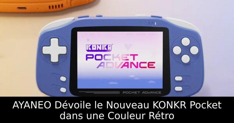 AYANEO Dévoile le Nouveau KONKR Pocket dans une Couleur Rétro