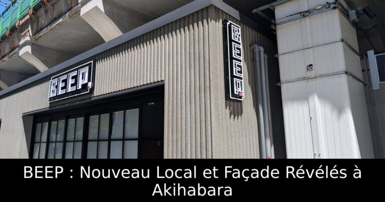 BEEP : Nouveau Local et Façade Révélés à Akihabara