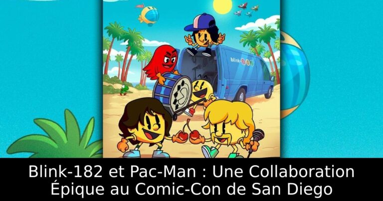 Blink-182 et Pac-Man : Une Collaboration Épique au Comic-Con de San Diego